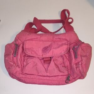 Kipling Juicy Pink Medium Shoulder Bag Purse
